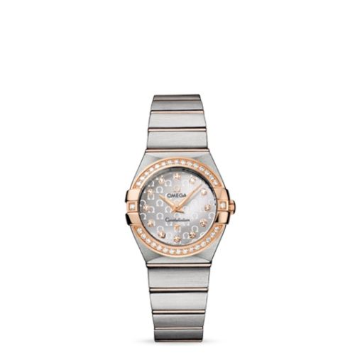 Omega Constellation Quartz 27 Brushed Stainless Steel / Red Gold / Silver Omega